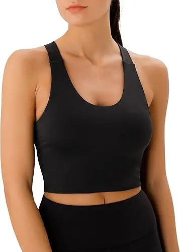 High Impact Criss Cross Sports Bra for Women